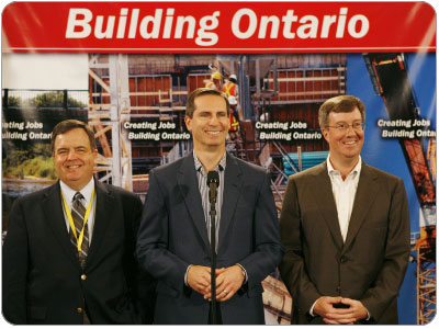 McGuinty Announces More Money for Ont. Infrastructure: $1.1B