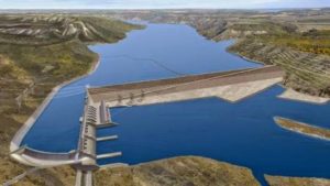 Tension crack appears at Site C worksite