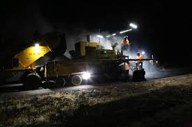 Government awards contract for night time paving pilot project