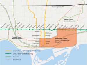 Governments commit funding to downtown relief line