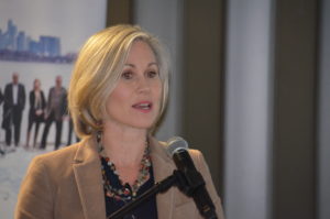 Chief Planner Jennifer Keesmaat leaving the City of Toronto
