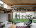 15. North garden house – living room shelves_lores