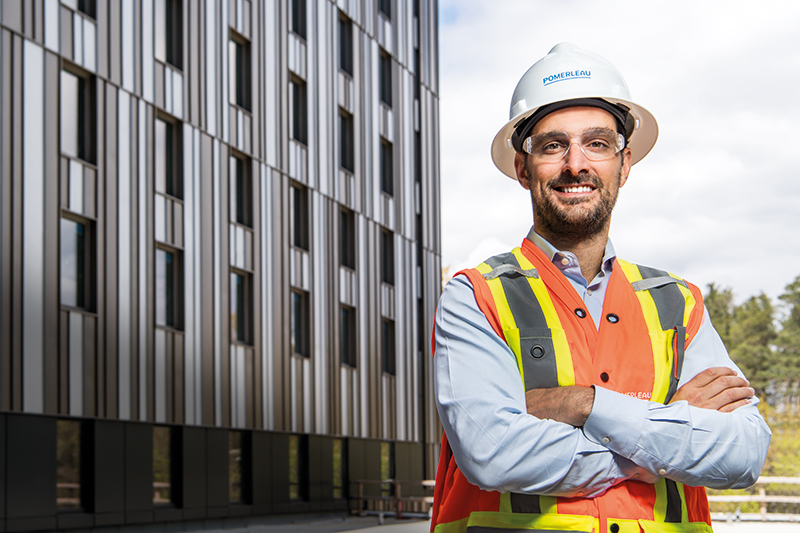Michael Faustini, project director for Pomerleau. (Pomerleau)