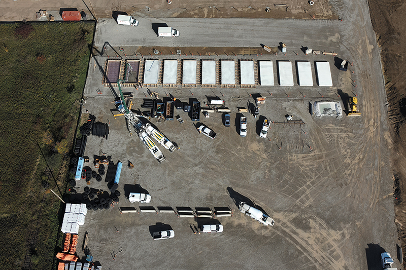 The 250-MW Oneida Energy Storage Project, currently under construction, is being developed by a consortium that includes the Six Nations of the Grand River Development Corporation, Northland Power, NRStor, and Aecon Group. (AECON)